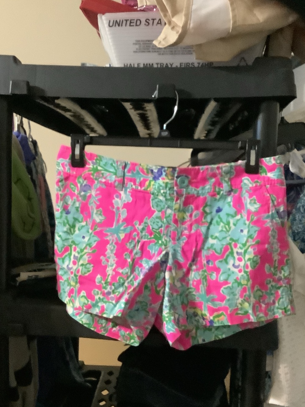 Lilly Pulitzer Hot Pink Floral High-Rise Women’s Shorts Callahan